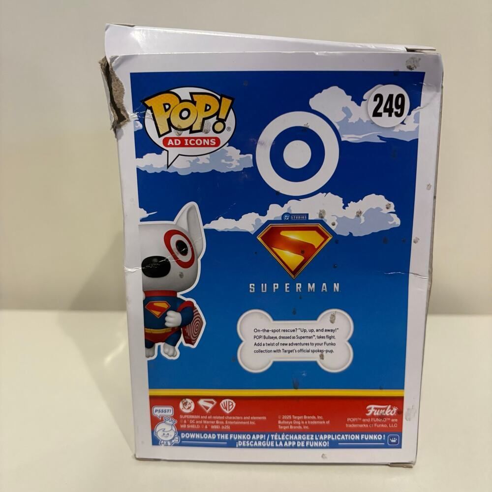 Target Bullseye as Superman Funko Pop 249 - Picture 5 of 10